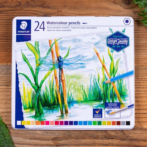 Staedtler - Watercolor colored pencil, 24 pcs (14610C M24)