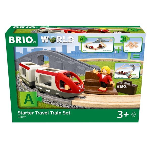 BRIO - Starter Travel Train Set - 36079