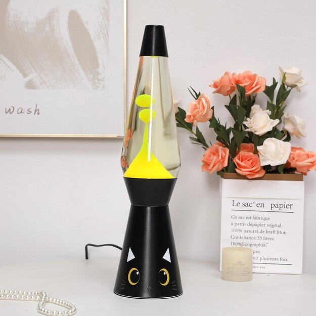 iTotal - Lava Lamp 36 cm - Black Cat (XL2711)