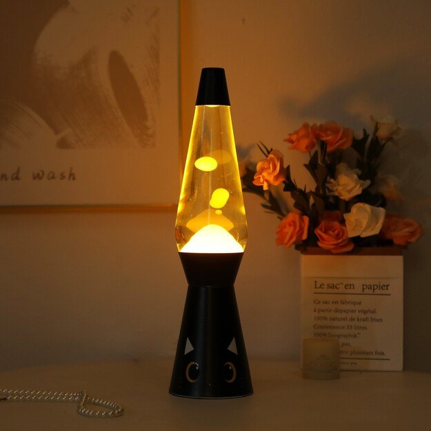 iTotal - Lava Lamp 36 cm - Black Cat (XL2711)