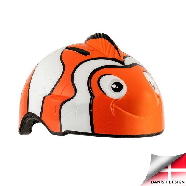 Crazy Safety - Fish Bicycle Helmet - Orange (102001-01)