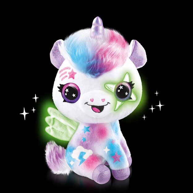 Airbrush Plush - Glow in the Dark Unicorn (1274)