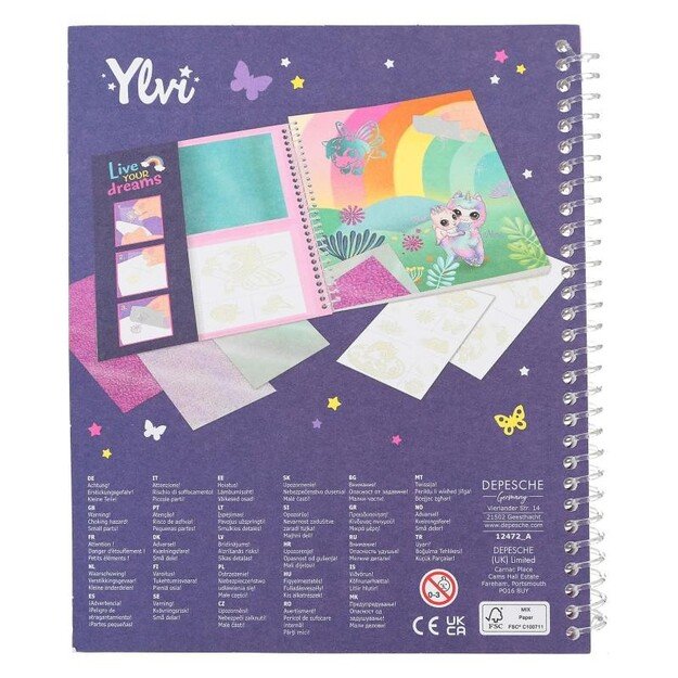 Ylvi - Colouring Book Stick & Shine ( 0412472 )