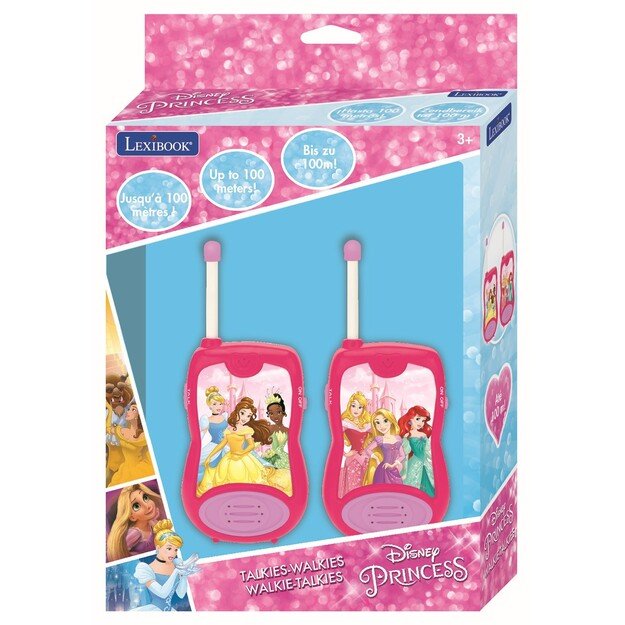 Lexibook - Disney Princess Walkie Talkies (120m) (TW12DP)