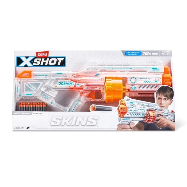 X-Shot - Skins LAST STAND SPECTER (16 Darts) (36518P)