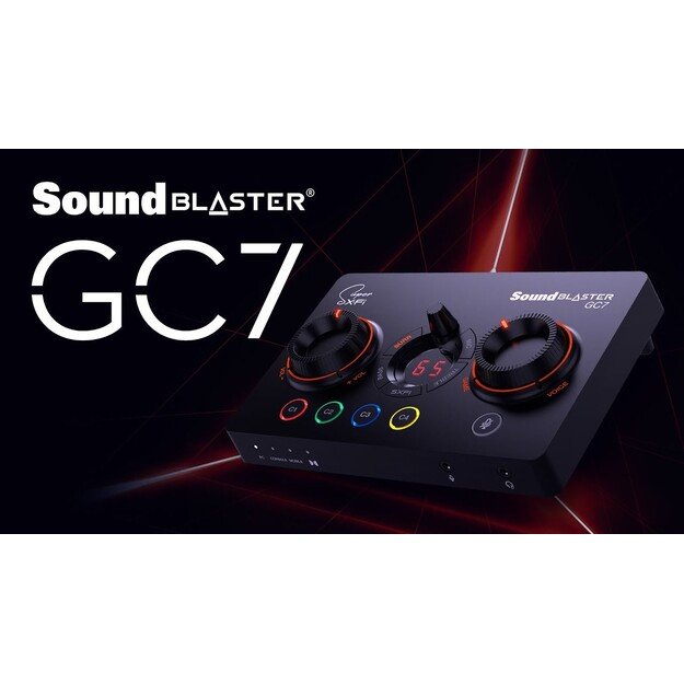 Creative - Sound Blaster GC7 Next Gen Gaming USB Soundcard