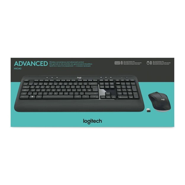 Logitech - MK540 ADVANCED Wireless Keyboard and Mouse Combo set