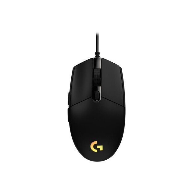 Logitech - G203 LIGHTSYNC Gaming Mouse Black