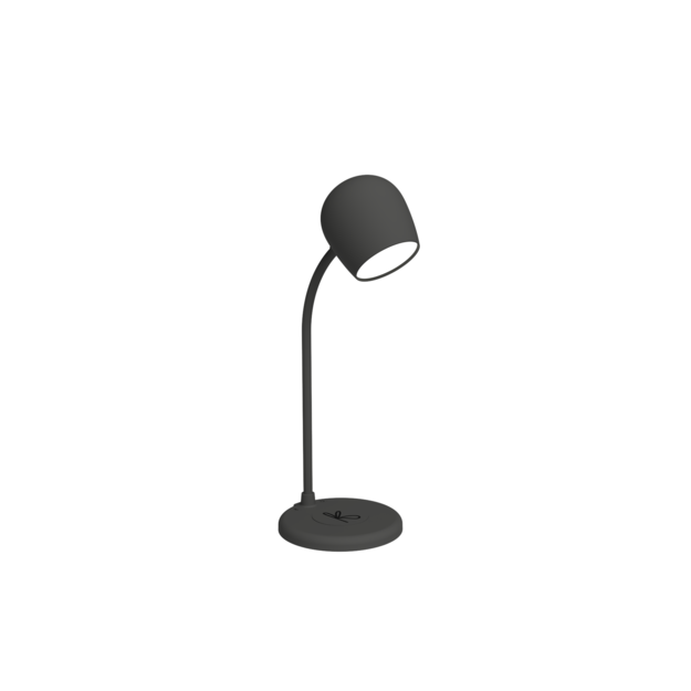 Kreafunk - Ellie - Lamp with wireless charger - Black (KFEW02)