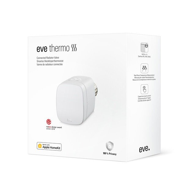 EVE - Thermo - Smart Thermostatic Radiator Valve (2020) HomeKit 1-pk