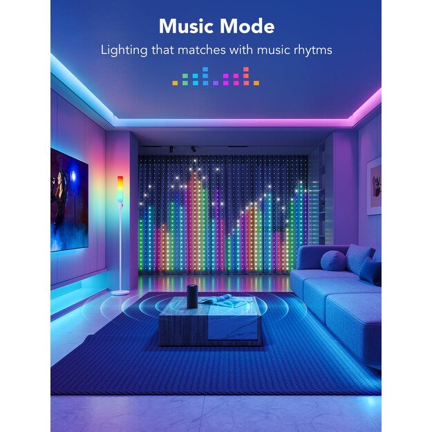 Govee - WiFi & Bluetooth Curtain Lights