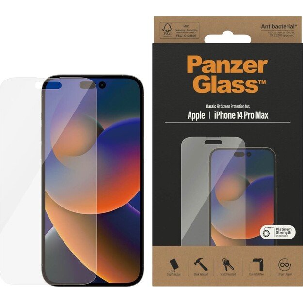 PanzerGlass - Screen Protector Apple iPhone 14 Pro Max - Classic Fit