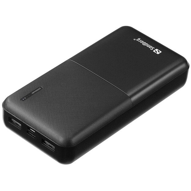 Sandberg - Saver Power Bank 20.000 mAh Black