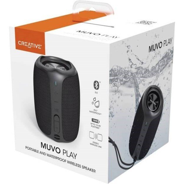 Creative - Muvo Play Waterproof Bluetooth Speaker