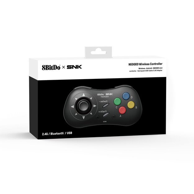 8BitDo NEOGEO Wireless Pad Black