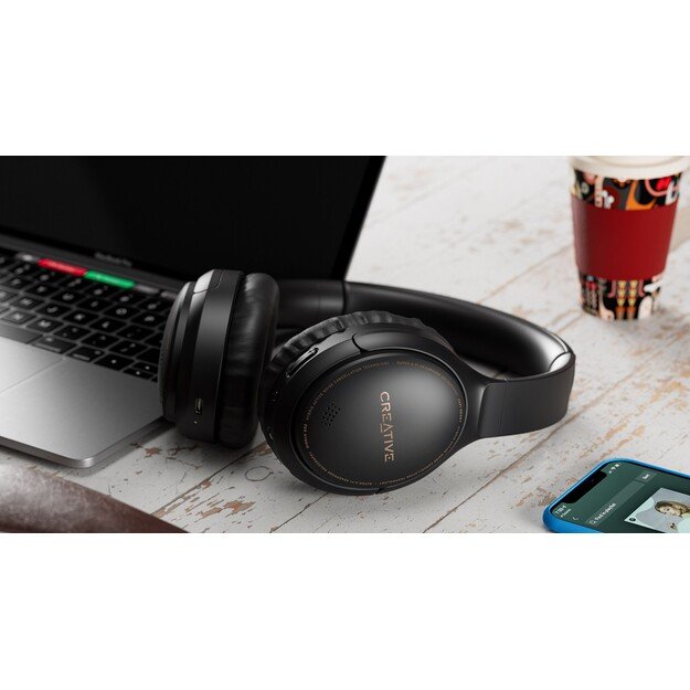 Creative - Zen Hybrid Wireless Over-ear Headphones ANC, Black