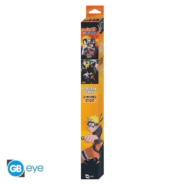 NARUTO SHIPPUDEN - Set 2 Posters - Ninjas (52x38)