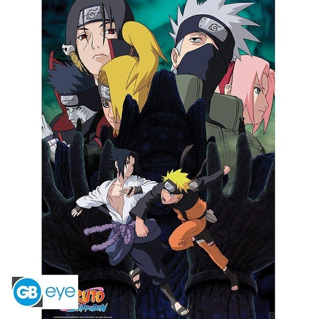 NARUTO SHIPPUDEN - Set 2 Posters - Ninjas (52x38)