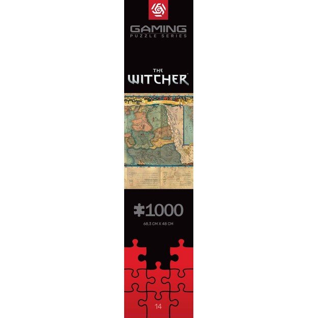 GAMING PUZZLE: THE WITCHER 3 THE NORTHERN KINGDOMS PUZZLES - 1000