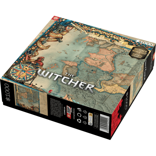 GAMING PUZZLE: THE WITCHER 3 THE NORTHERN KINGDOMS PUZZLES - 1000