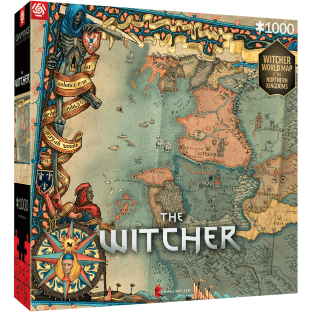 GAMING PUZZLE: THE WITCHER 3 THE NORTHERN KINGDOMS PUZZLES - 1000