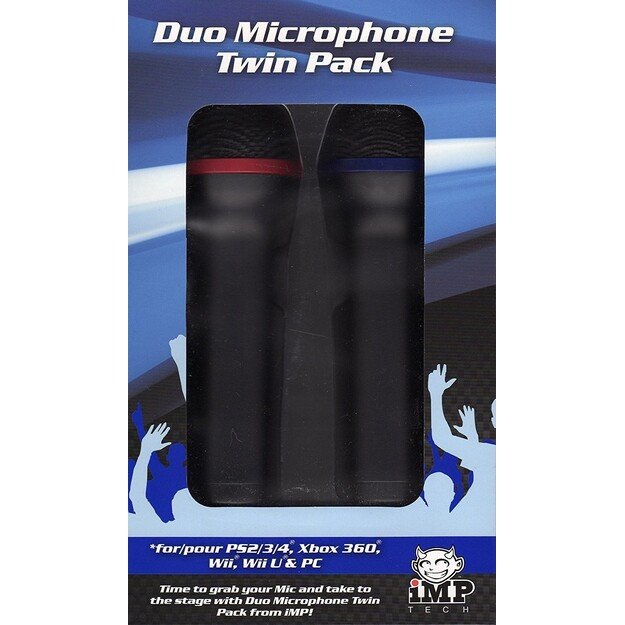 Universal Duets Twin USB Microphone Pack (PS4/Xbox One/Xbox 360/PS3/PC DVD)