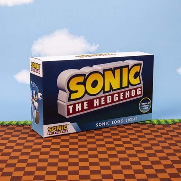 Sonic The Hedgehog Logo Light