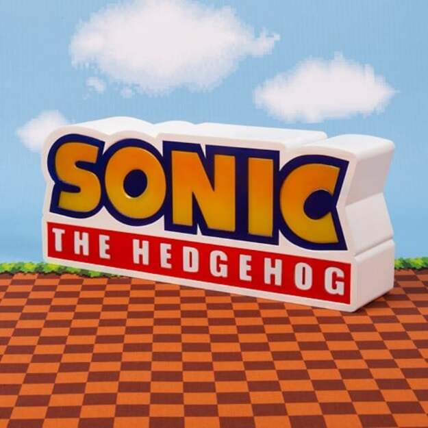 Sonic The Hedgehog Logo Light