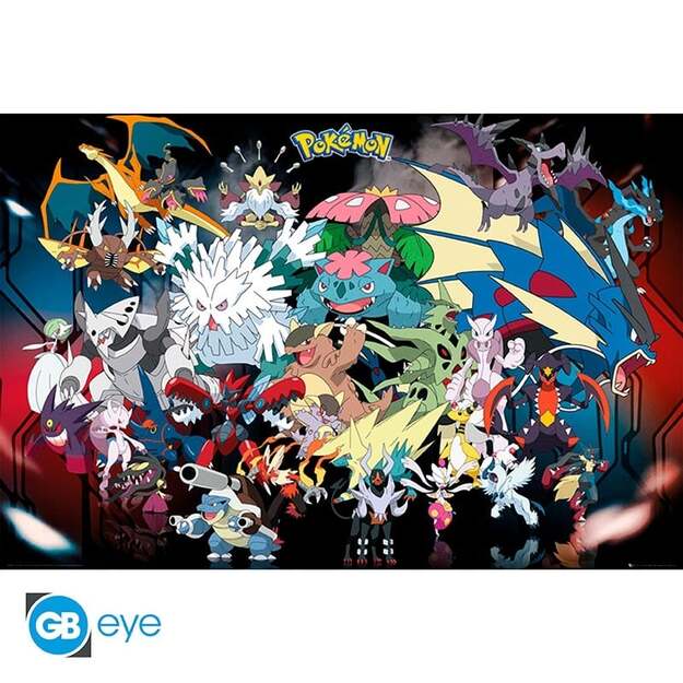 POKEMON - Poster Maxi 91.5x61 - Mega Evolution