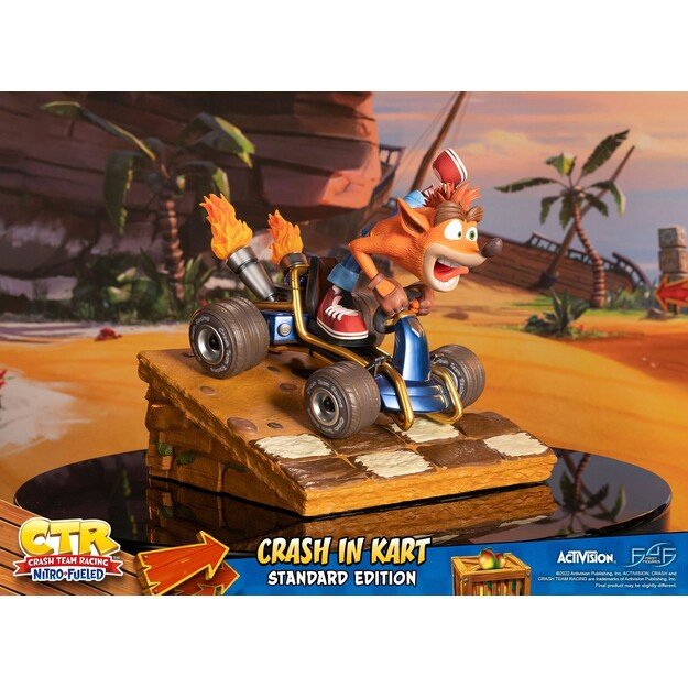 Crash Team Racing Nitro-Fueled (Crash In Kart) RESIN Statue