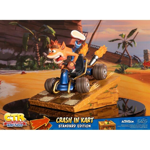 Crash Team Racing Nitro-Fueled (Crash In Kart) RESIN Statue