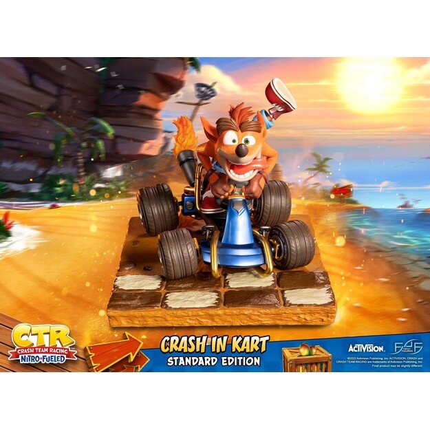 Crash Team Racing Nitro-Fueled (Crash In Kart) RESIN Statue