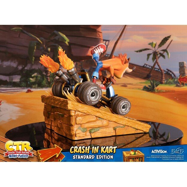 Crash Team Racing Nitro-Fueled (Crash In Kart) RESIN Statue