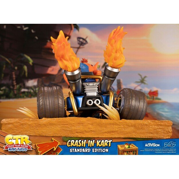 Crash Team Racing Nitro-Fueled (Crash In Kart) RESIN Statue