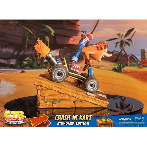 Crash Team Racing Nitro-Fueled (Crash In Kart) RESIN Statue