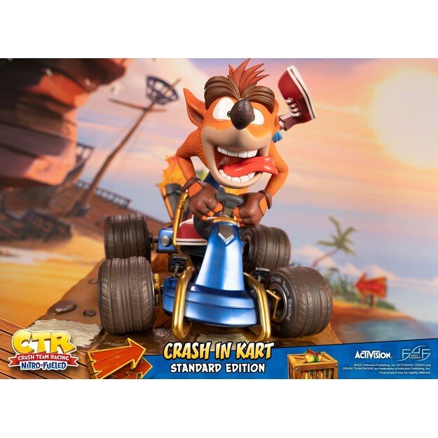 Crash Team Racing Nitro-Fueled (Crash In Kart) RESIN Statue