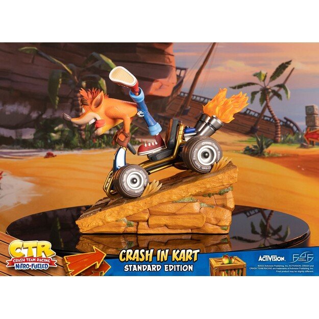 Crash Team Racing Nitro-Fueled (Crash In Kart) RESIN Statue