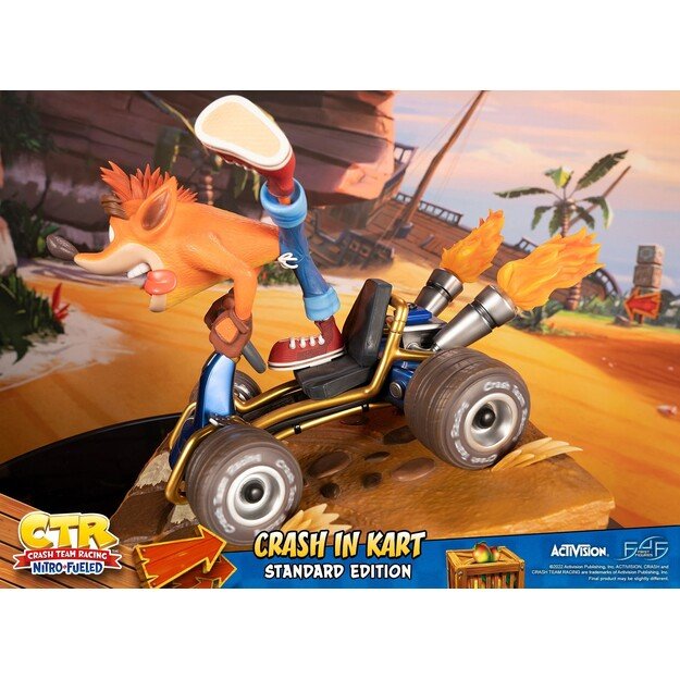 Crash Team Racing Nitro-Fueled (Crash In Kart) RESIN Statue