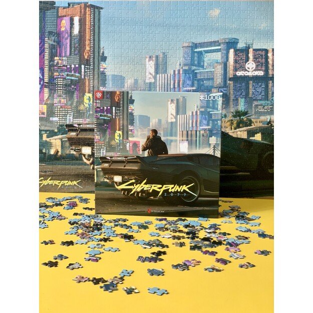 GAMING PUZZLE: CYBERPUNK 2077: MERCENARY ON THE RISE PUZZLES - 1000