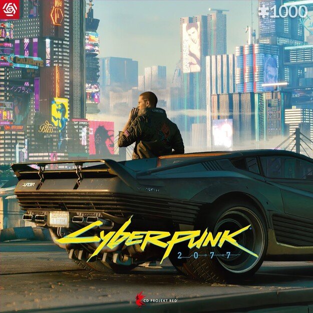 GAMING PUZZLE: CYBERPUNK 2077: MERCENARY ON THE RISE PUZZLES - 1000