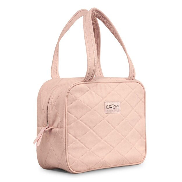 Karen - Toilet bag with handle - Nude quilt