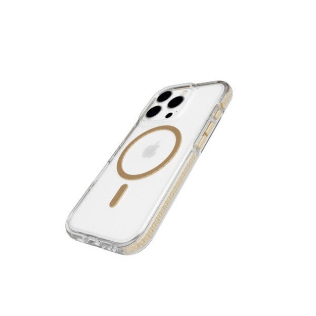 Tech21 - Evo Crystal - Cover - iPhone 16 Pro - Crystal MagSafe - Gold