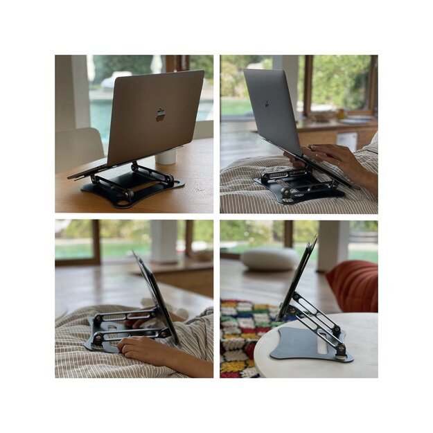 Philbert - Laptop/Tablet Stand/Desk Universal w/key, SpaceGray