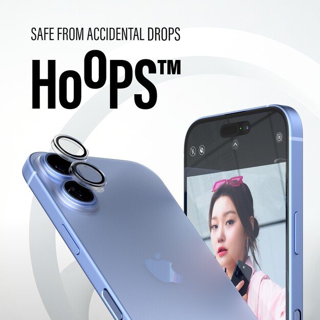 PanzerGlass - Hoops Lens Protector - iPhone 16/iPhone 16 Plus - Transparrent