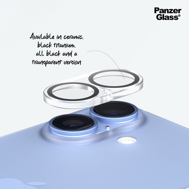 PanzerGlass - Hoops Lens Protector - iPhone 16/iPhone 16 Plus - Transparrent