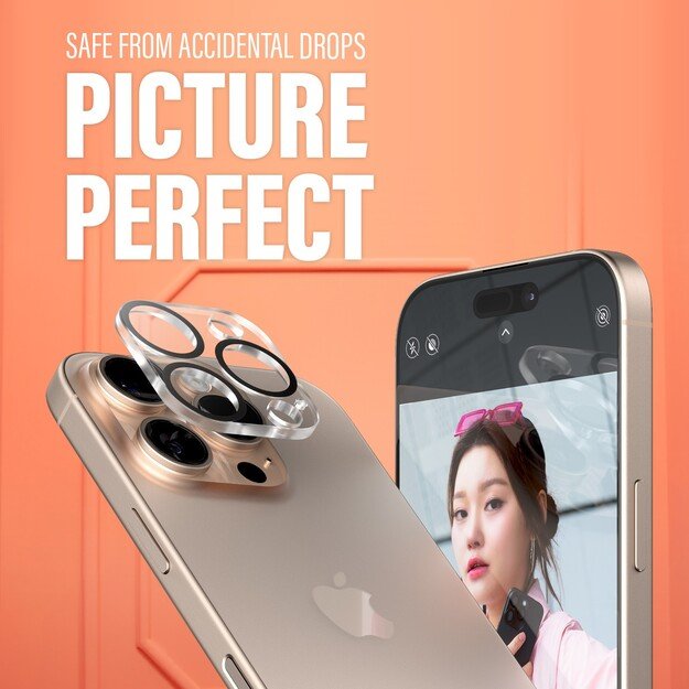 PanzerGlass - Lens Protector - iPhone 16 Pro/iPhone 16 Pro Max - PicturePerfect