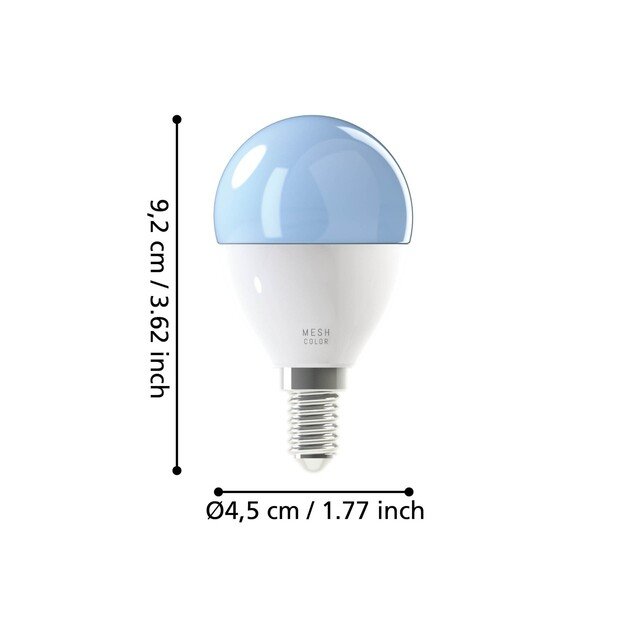 EGLO - E14 P45 - RGB + TW - Zigbee, Bluetooth