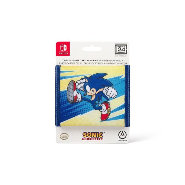 POWERA Trifold Game Card Wallet - Sonic Kick /Nintendo Switch