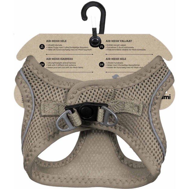 Ozami - Dog Harness Air-Mesh Black Beige M (605.5084)