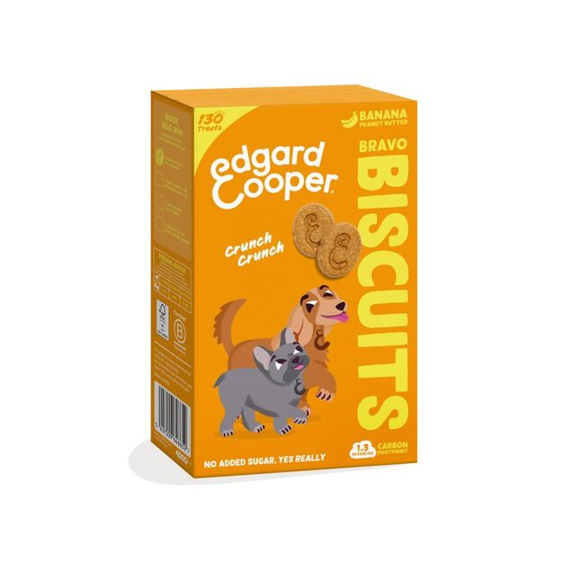 Edgard Cooper - Bravo Dog Biscuits Banana - 400g